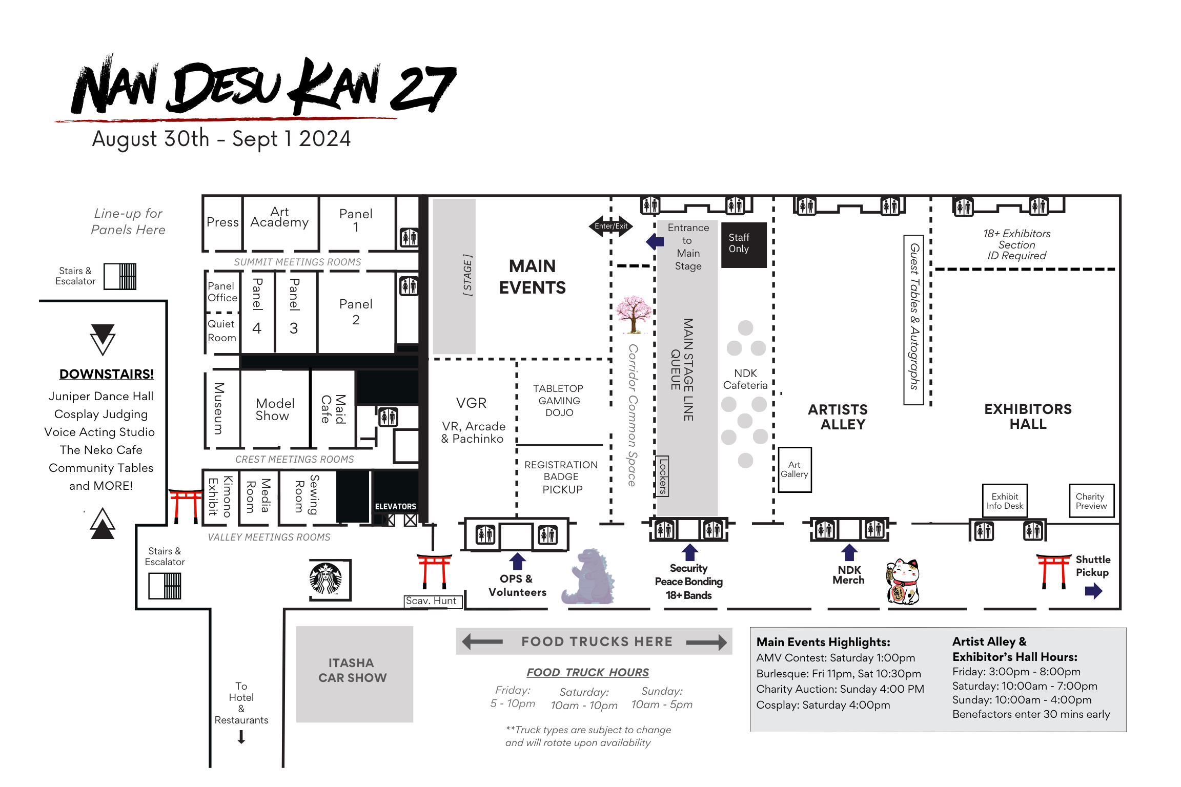 NDK 2024 Floor plan Map